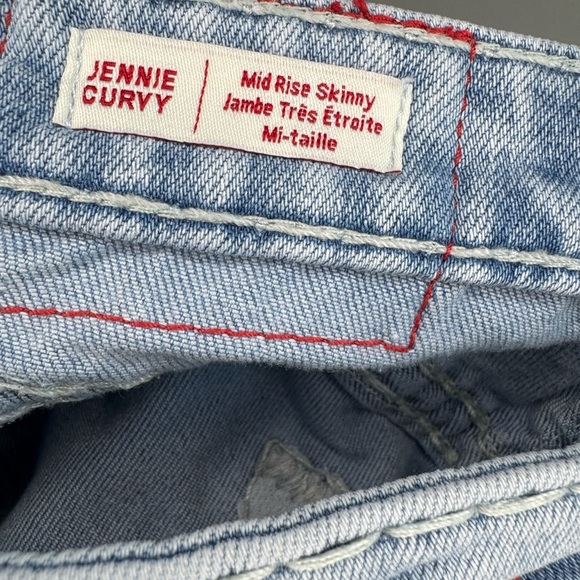 True Religion Jennie Curvy Super T Mid-Rise Skinny Jean Vintage Wash 26 - Picture 12 of 15